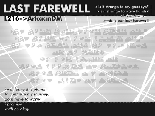 LAST FAREWELL (Sound, Obj, Movie)